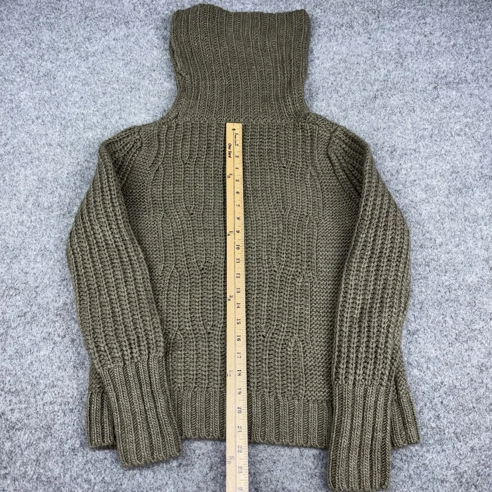 Banana Republic Sweater Womens Small Turtleneck Italian Yarn Merino Wool Alpaca